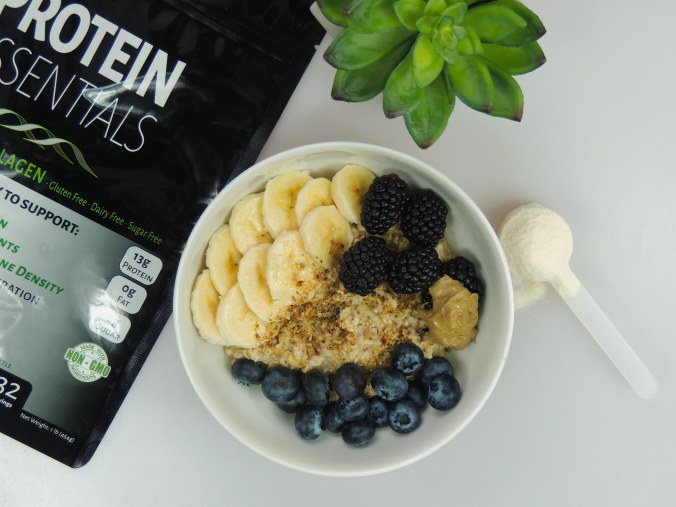 Oatmeal and Fruit and Collagen
